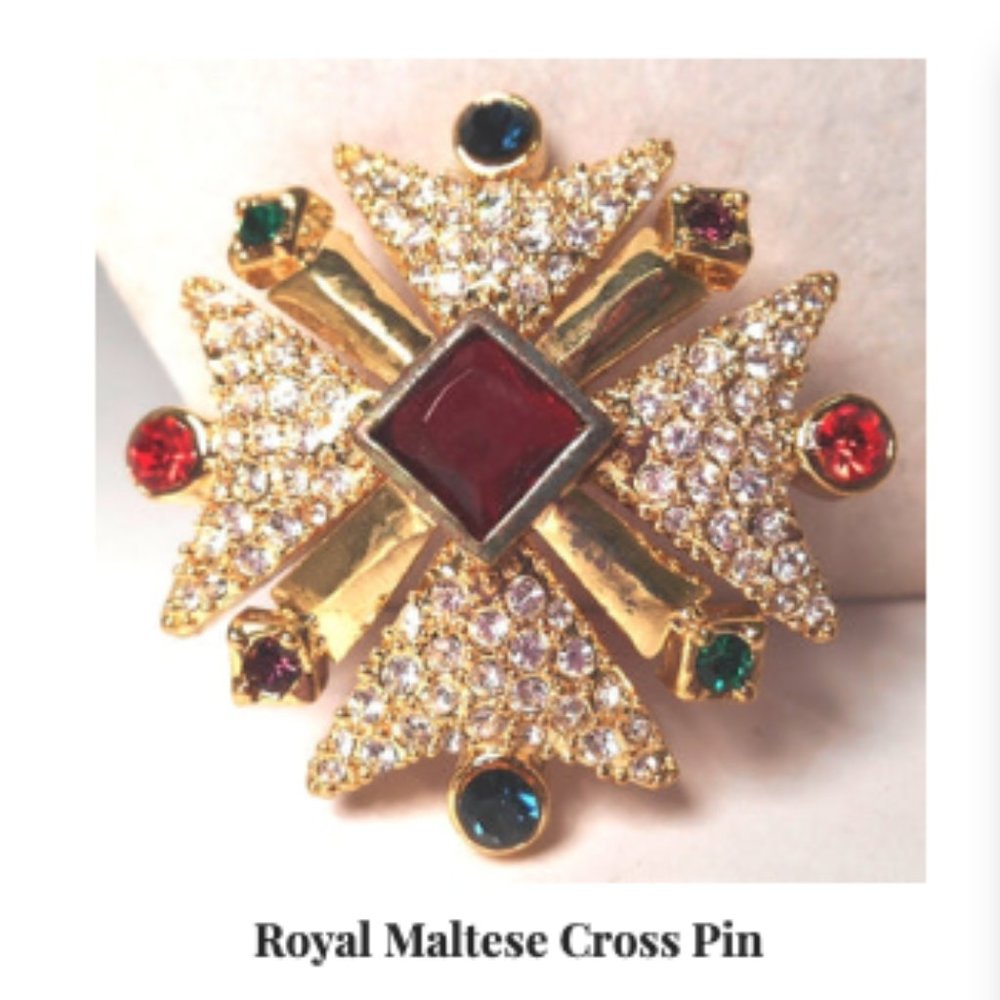 Maltese Cross Pin